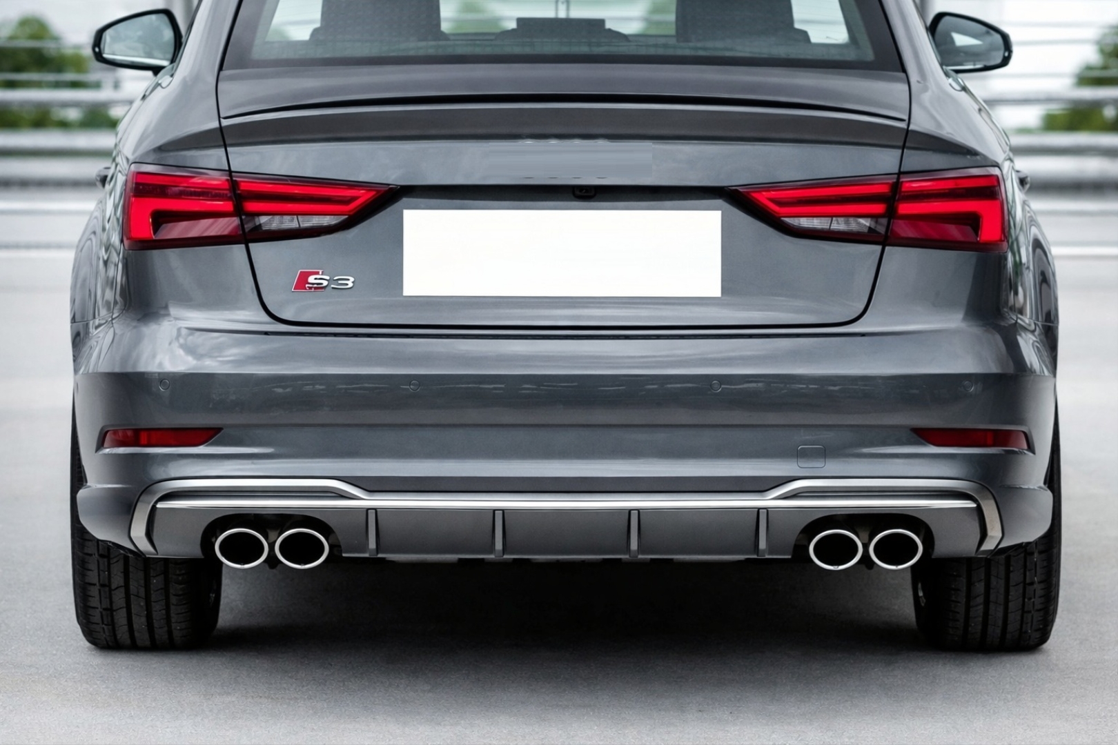 2016-2020 Audi A3 Sedan için S3 Difüzör 2