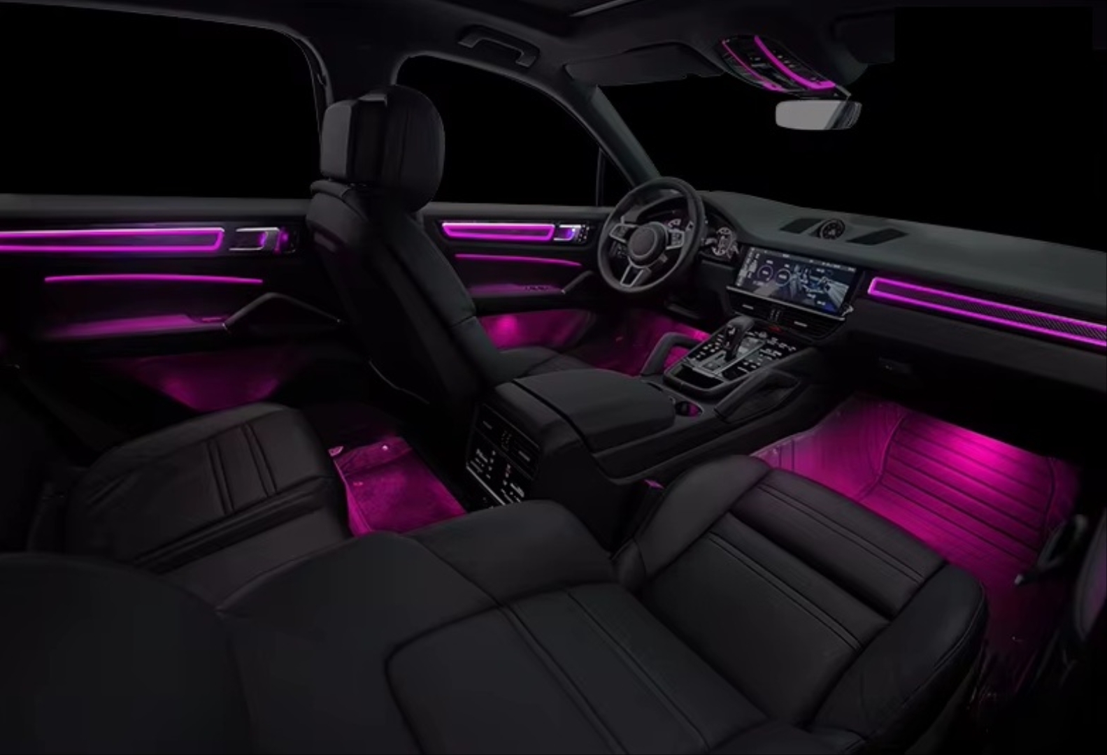 Porsche Cayenne 2018-2020 için Uyumlu Ambians Aydınlatma Seti 2