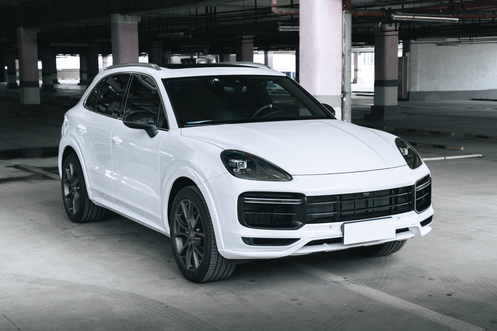 Porsche Cayenne Coupe 2018-2022 (9Y0.1) 3.0T İçin Turbo GT Body Kit (Karbon Difüzör ile) 2