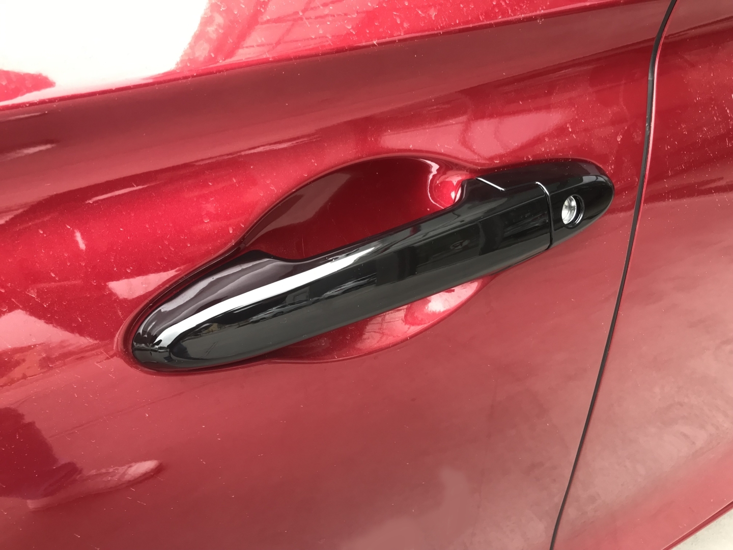 Honda Civic 2020+ İçin Uyumlu Kapı Kolu Kaplama - Piano Black 3