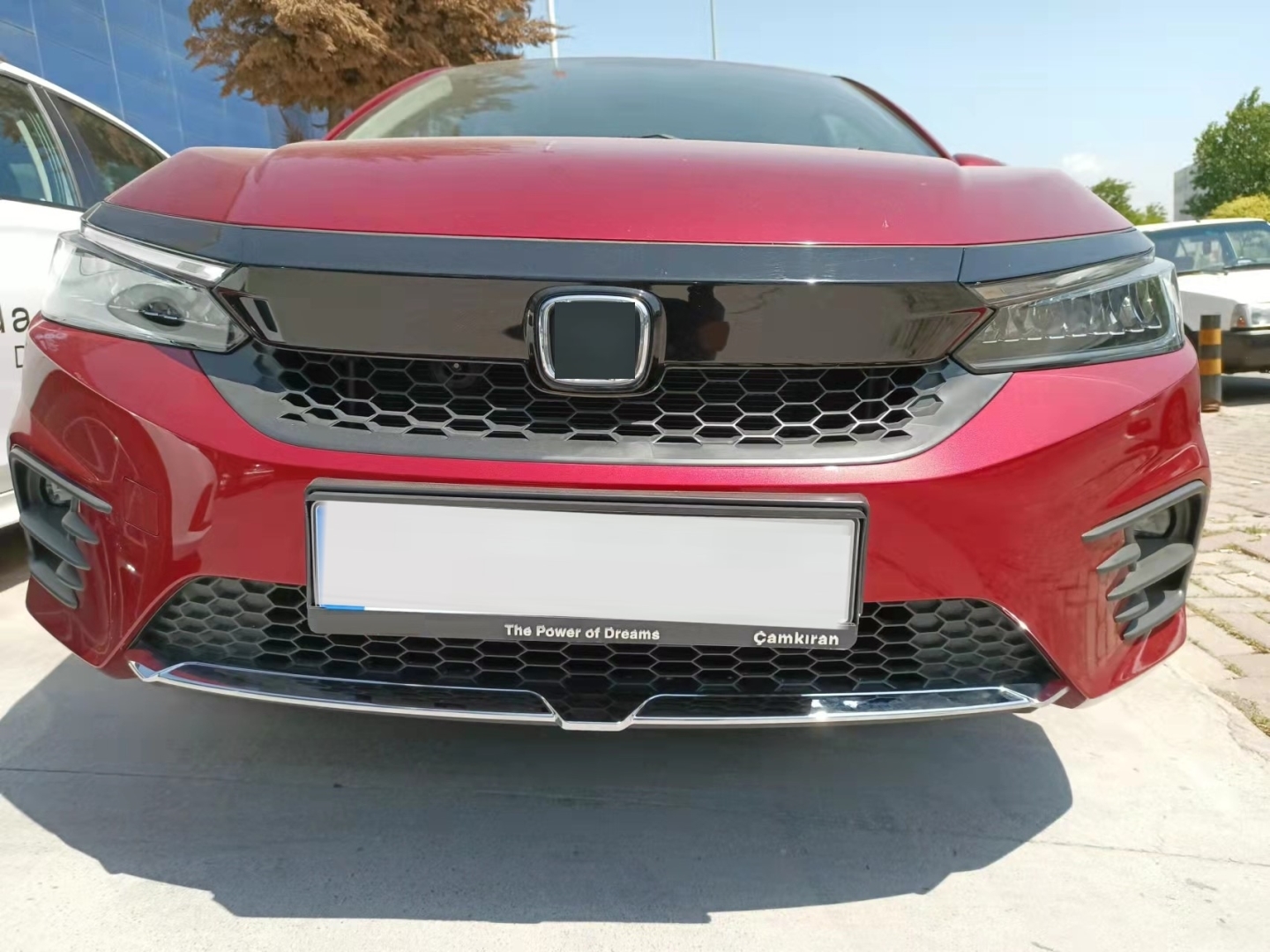 Honda City 2020+ İçin Uyumlu Ön Tampon Alt Çıtası - Krom 2