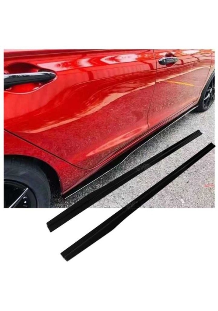 Honda Civic 2020+ İçin Uyumlu RS Marşpiyel (Parlak Siyah) 2