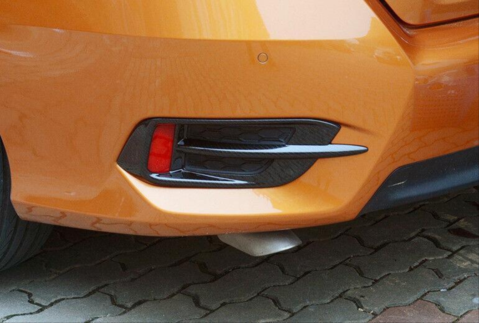 2016-2021 Honda Civic FC5 Arka Sis Kaplama Full Karbon 5