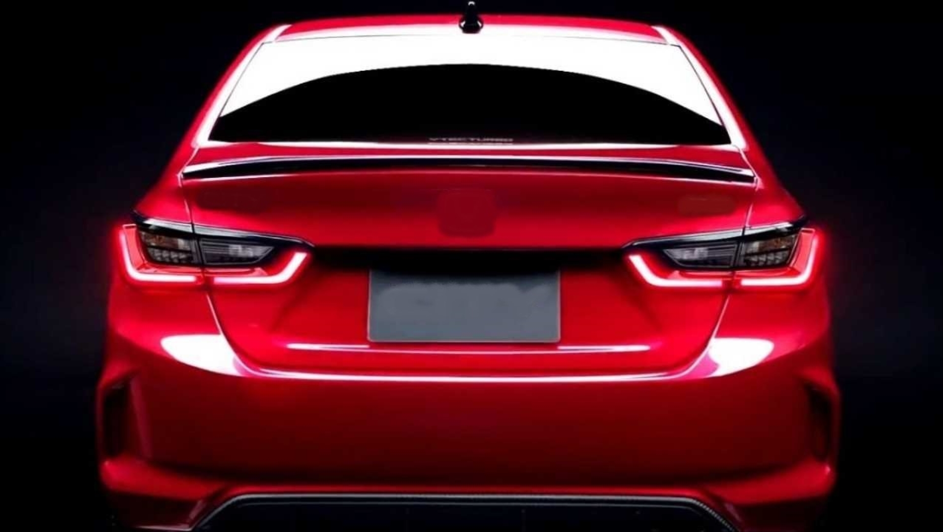 Honda Civic 2020+ İçin Uyumlu RS Spoiler - Piano Black (Parlak Siyah) 3