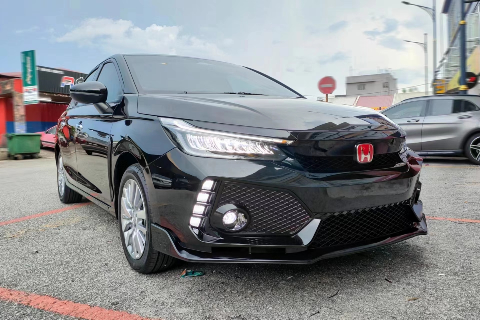 CITY 2021+ İÇİN UYUMLU TYPE-R ÖN TAMPON & PANJUR 3