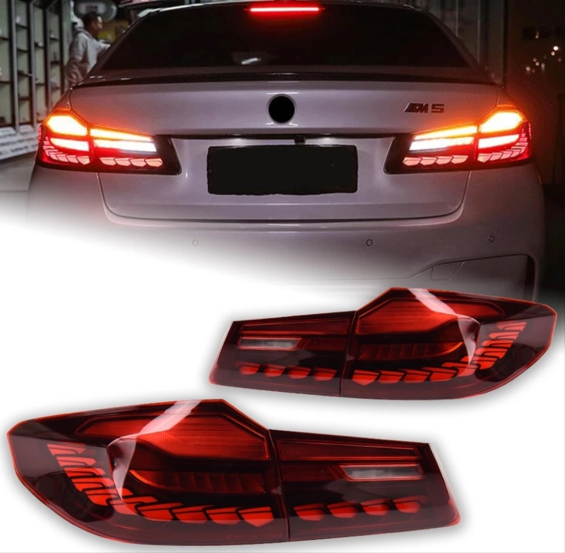 2017-2020 BMW G30 5 Serisi Uyumlu Dragon LED Stop - Kırmızı 2