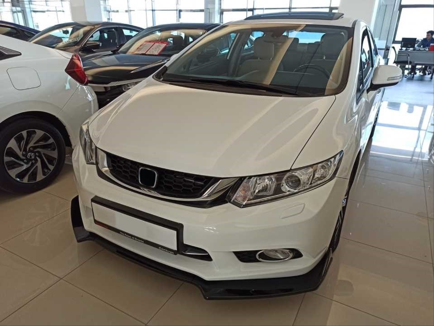 Honda Civic FB7 2012-2015 İçin Uyumlu Ön Lip 3