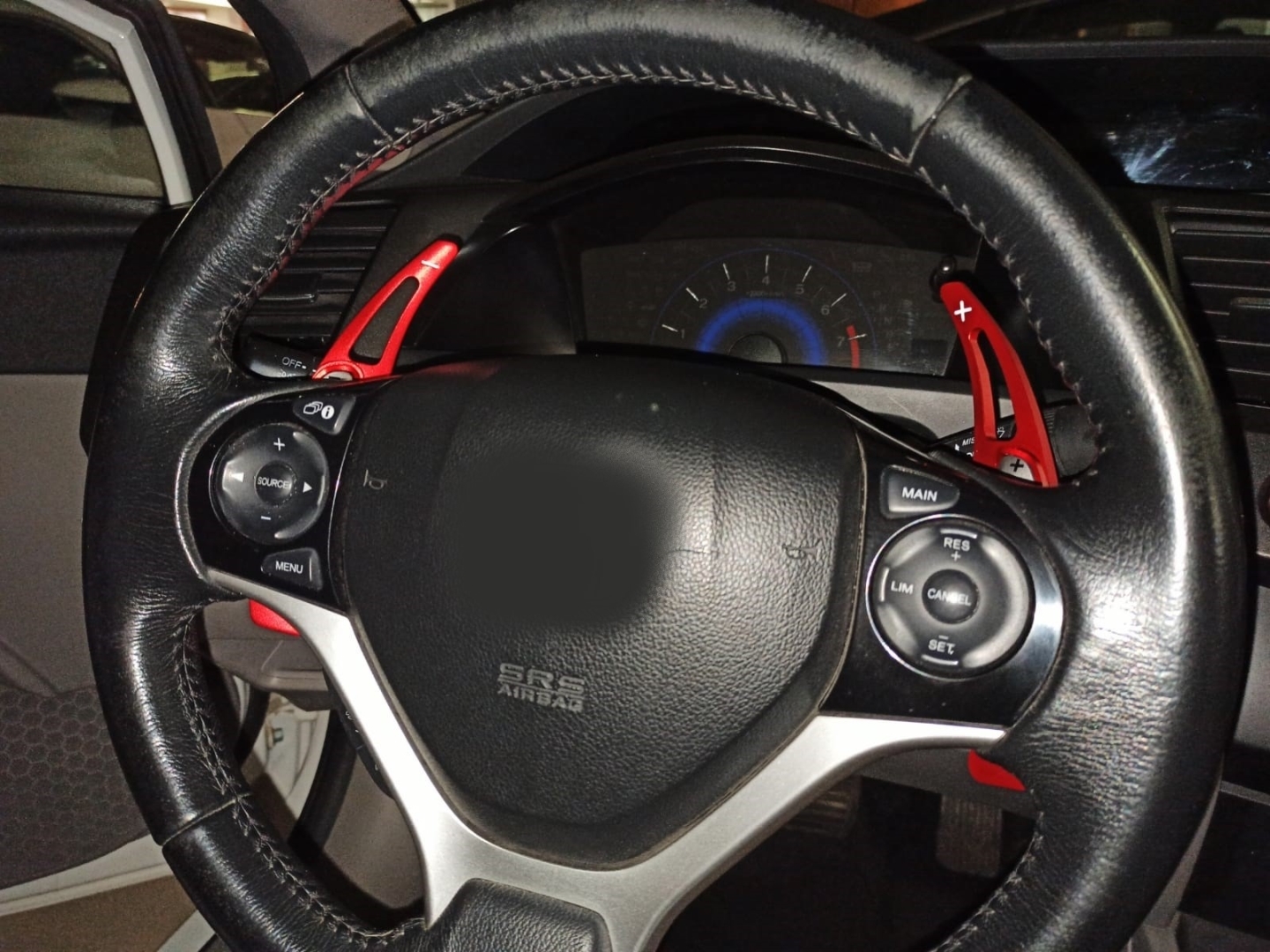 Honda Civic FB7 2012-2015 İçin Uyumlu Paddle Shift (F1 Vites Kulakçık) Kırmızı 2