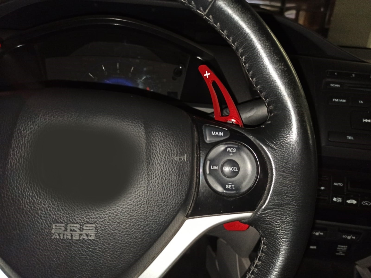 Honda Civic FB7 2012-2015 İçin Uyumlu Paddle Shift (F1 Vites Kulakçık) Kırmızı 4