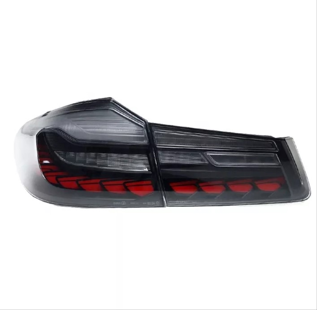 2017-2020 BMW 5 Serisi G30 için Uyumludur Dragon LED Stop - Smoke 4