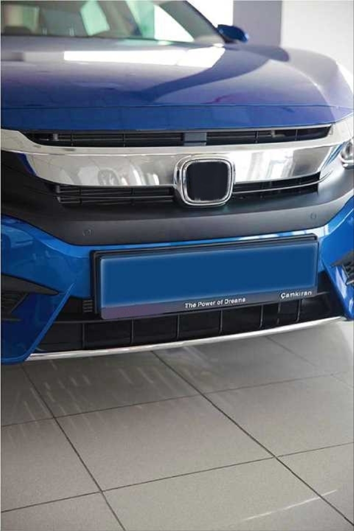 Honda Civic FC5 (2016-2019) İçin Uyumlu Ön Tampon Alt Nikeliği - 2 Parça 5