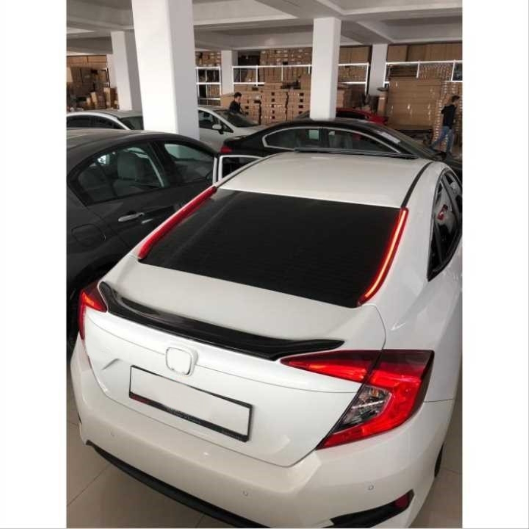 Honda Civic FC5 2016-2020 için Uyumlu Arka Cam Yan LED Kırmızı 2