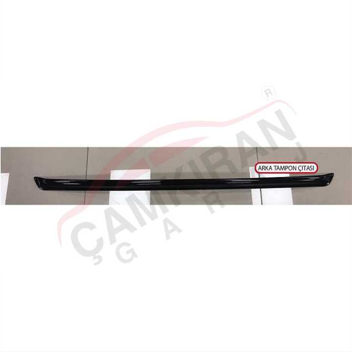 Civic FC5 2016-2020 İçin Uyumlu Arka Tampon Alt Çita Piano Black 2