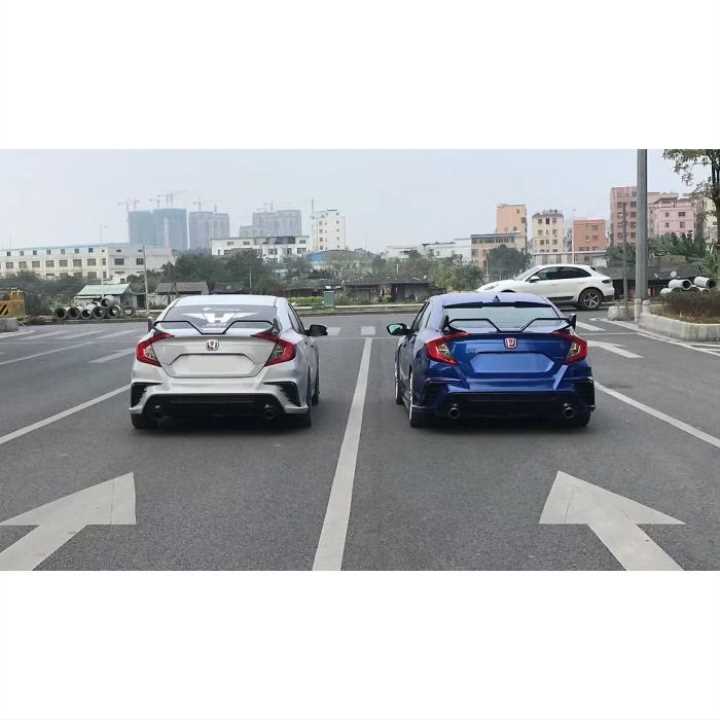 Civic FC5 2016-2020 için Uyumlu Bagaj Üstü Spoiler M Model 5