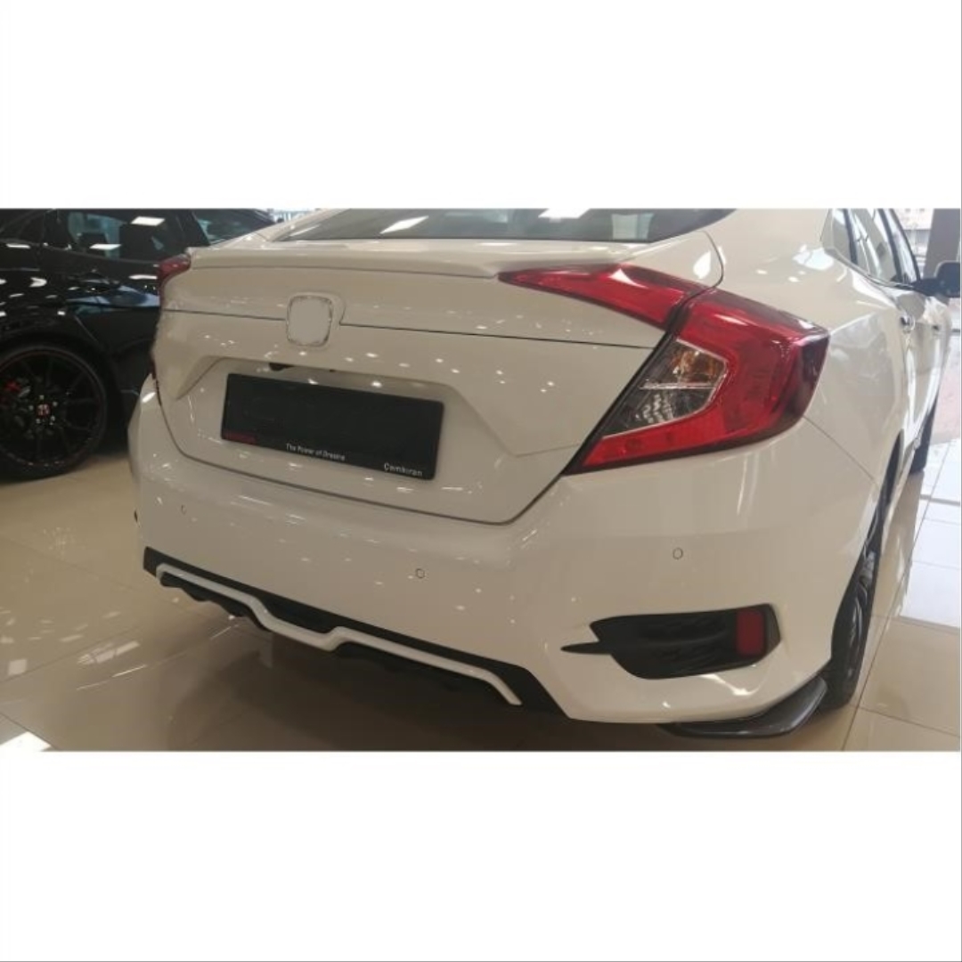 Honda Civic FC5 2016-2020 Uyumlu Karbon Difüzör 2