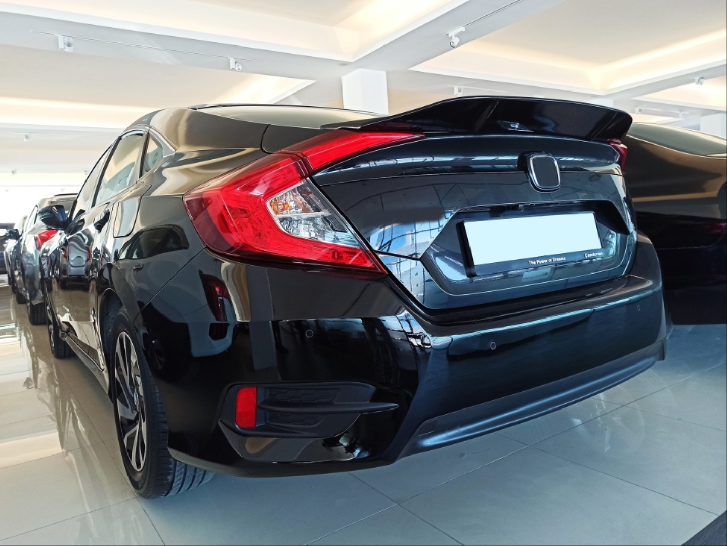 Civic FC5 (2016-2020) Uyumlu DTO Model Spoiler (Parlak Siyah) 4