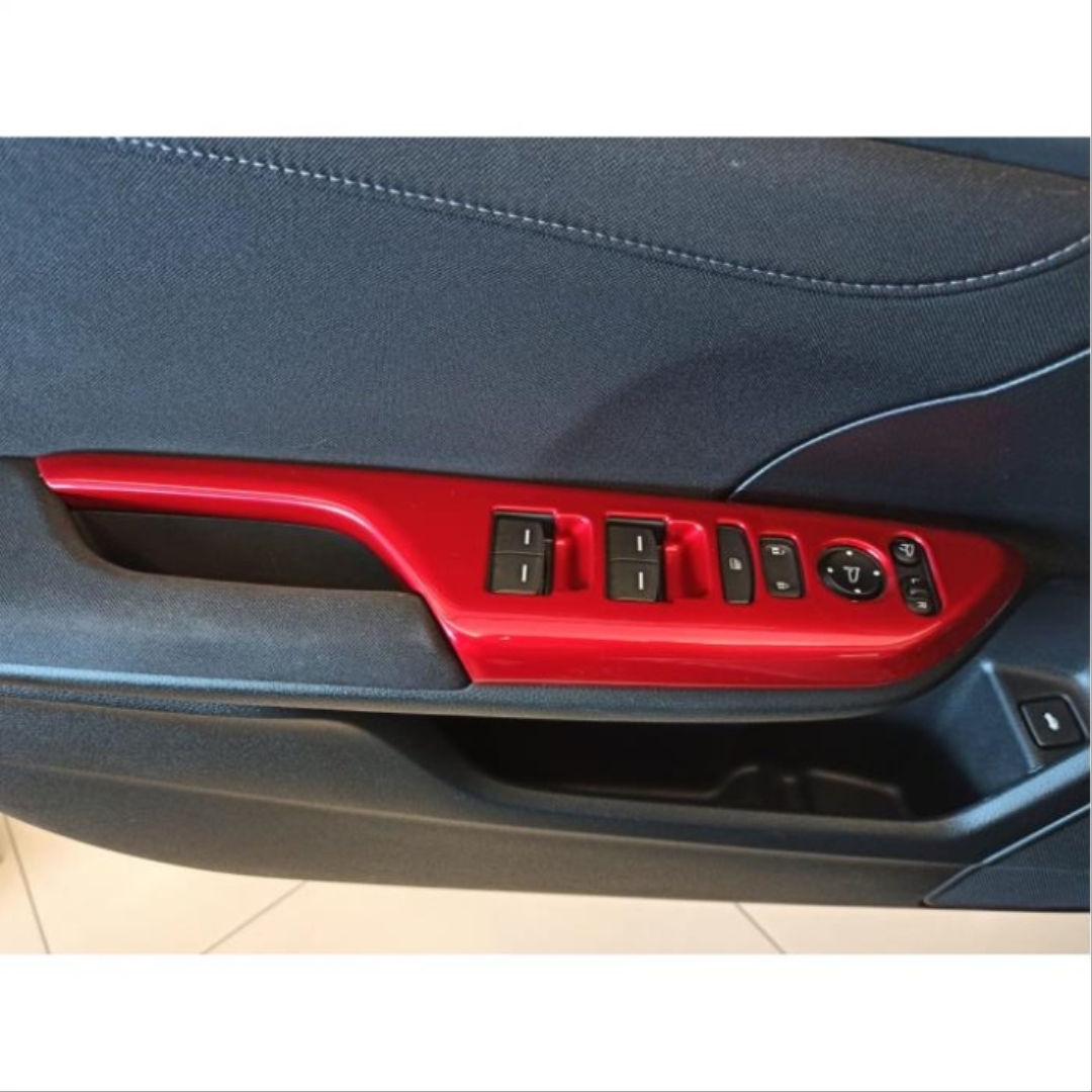Honda Civic FC5 2016-2020 İçin Uyumlu Kapı Kolçak Kapatma - Kırmızı 2