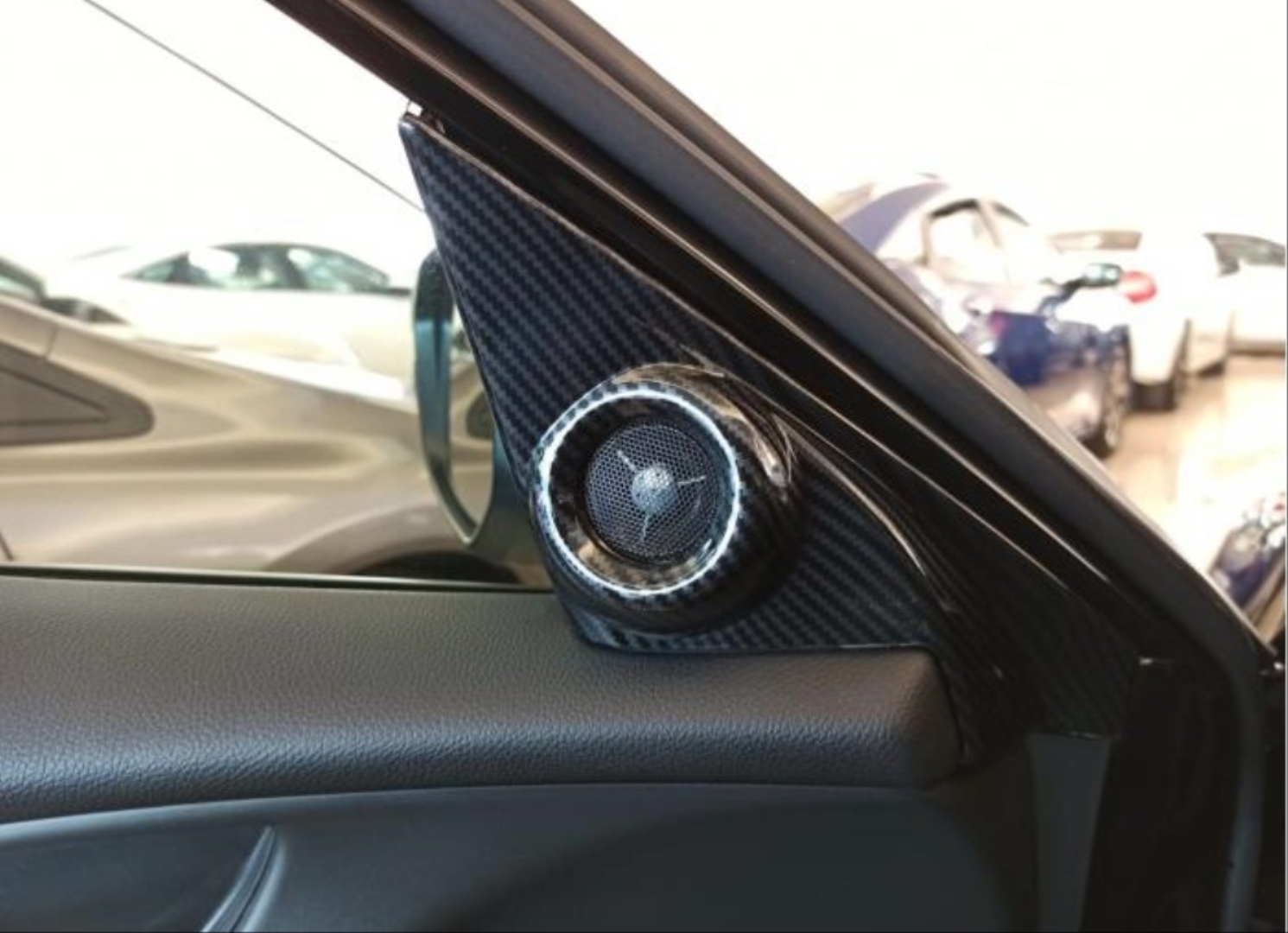 Honda Civic FC5 2016-2020 Uyumlu Karbon Tweeter Kaplama 3