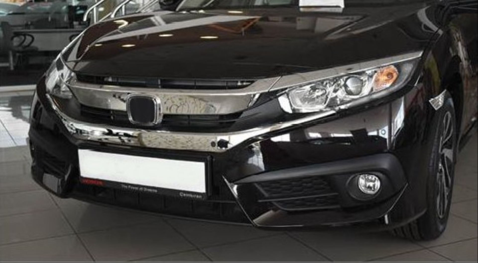 Honda Civic FC5 2016-2020 Uyumlu Ön Panjur Tasarım B 2