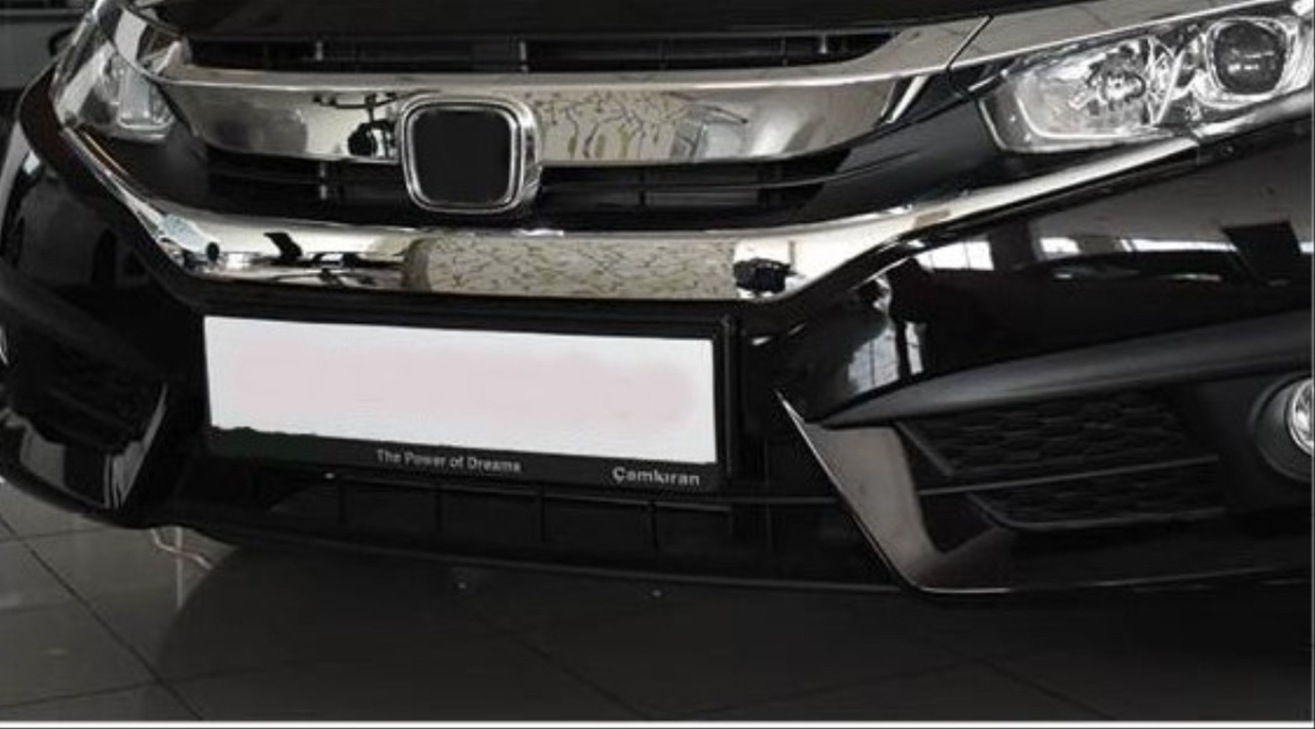 Honda Civic FC5 2016-2020 Uyumlu Ön Panjur Tasarım B 3