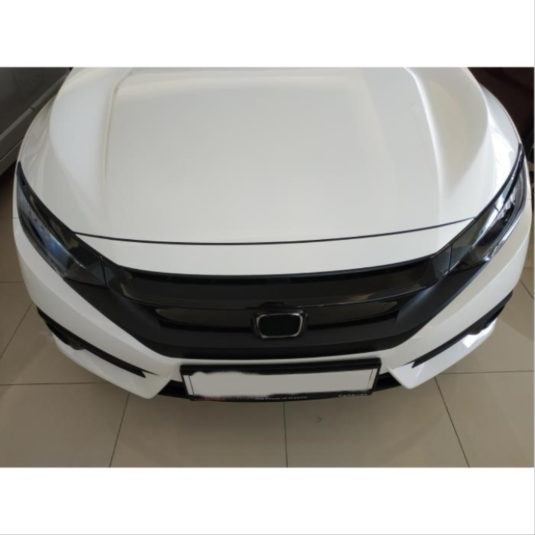 Civic FC5 2016-2020 İçin Uyumlu Ön Panjur Kaplama Piano Black 3