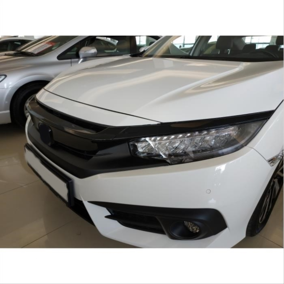 Civic FC5 2016-2020 İçin Uyumlu Ön Panjur Kaplama Piano Black 4