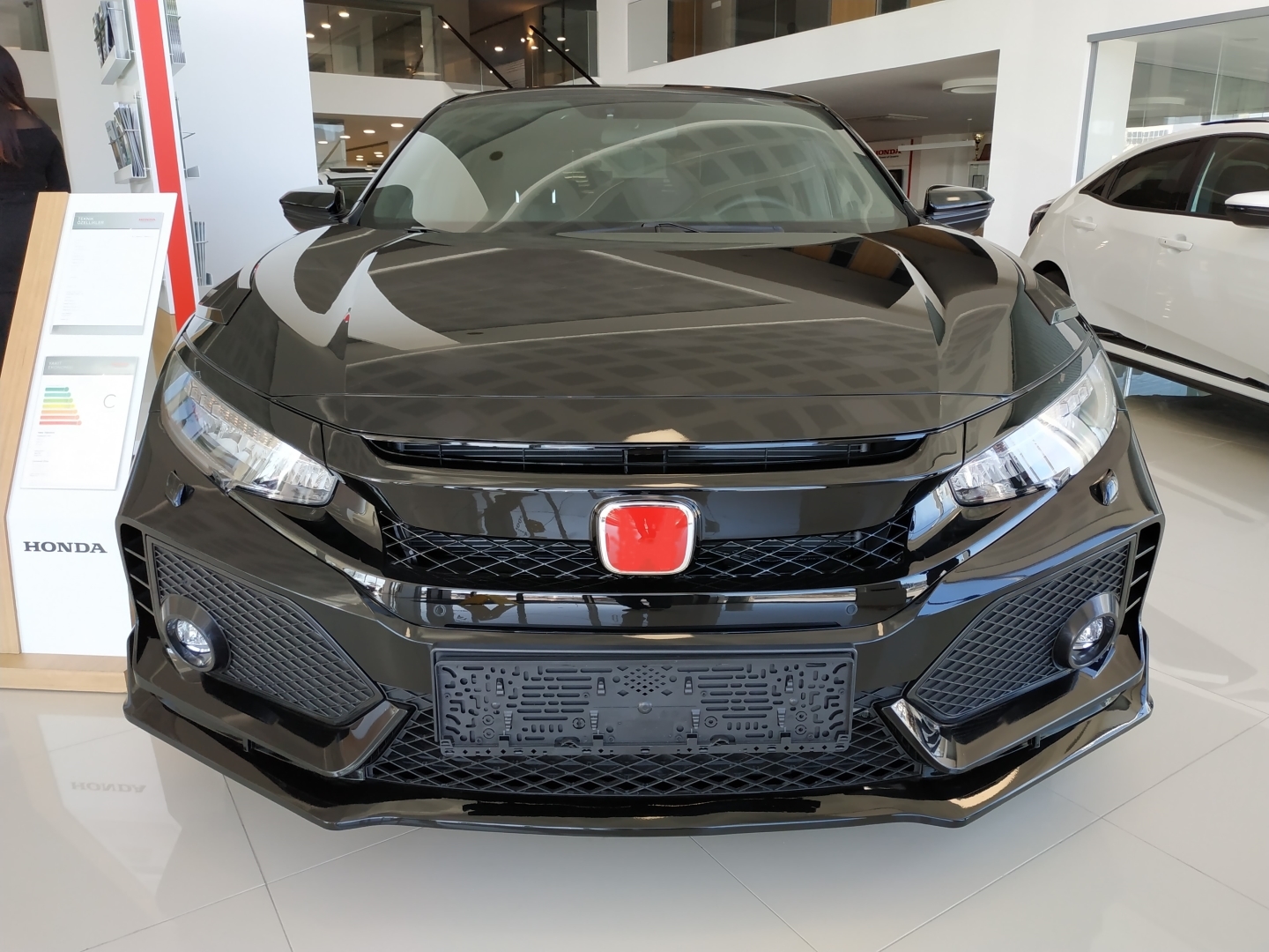 Honda Civic FC5 (2016-2020) İçin Uyumlu Ön Panjur Type-R Makyajsız Kasa 3