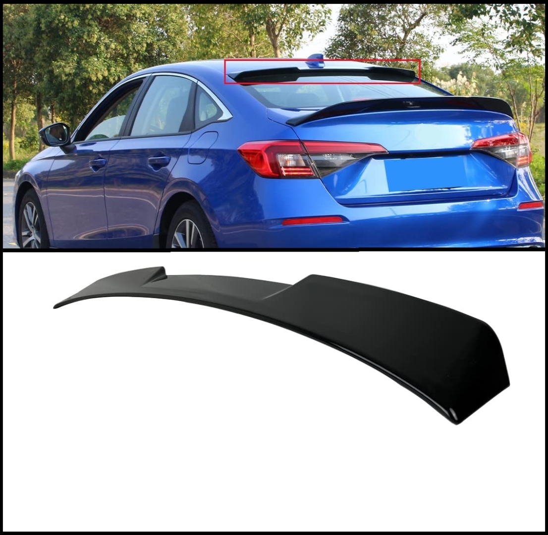 2022 Honda Civic Cam Üstü RS Spoiler - Piano Black 2