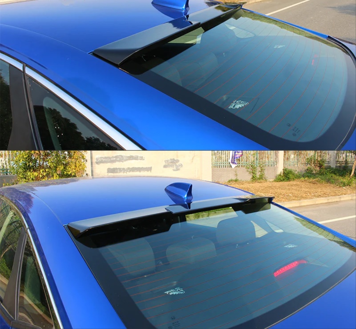 2022 Honda Civic Cam Üstü RS Spoiler - Piano Black 3