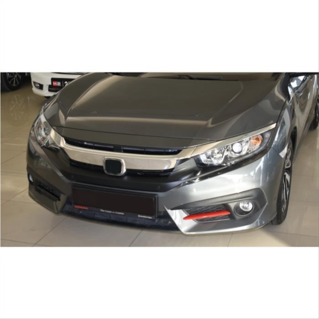 Civic FC5 2016-2020 İçin Uyumlu Ön Sis Orta Çıta Piano Black 5