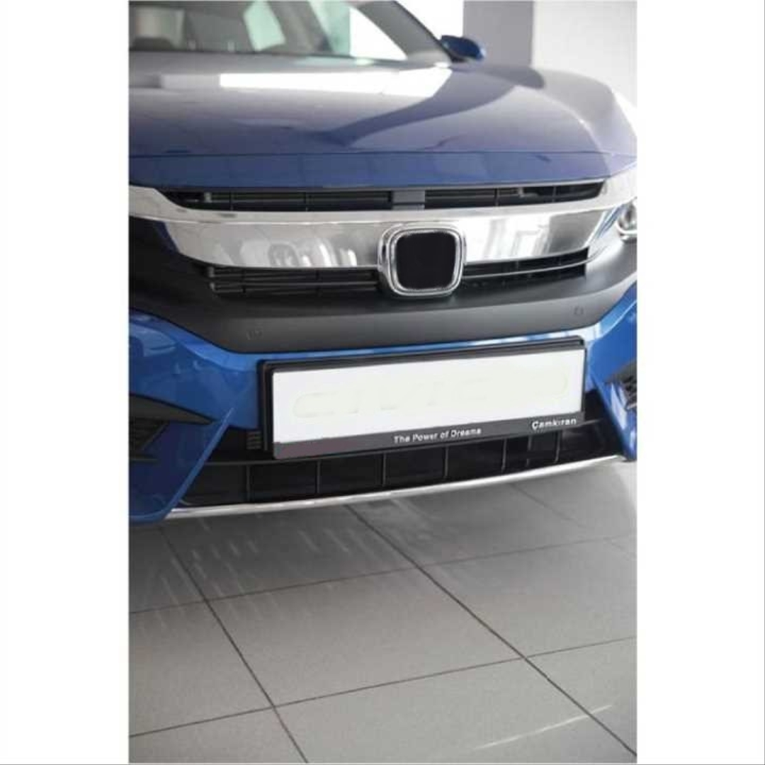 Honda Civic FC5 2016-2020 İçin Uyumlu Ön Tampon Alt Nikeliği Tekli 3
