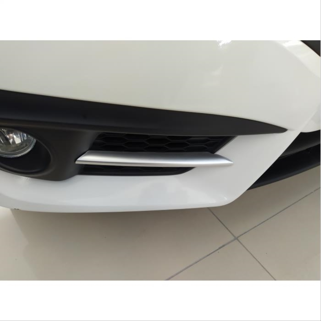 Honda Civic FC5 2016-2020 için Uyumlu Sis Orta Çita Silver 4