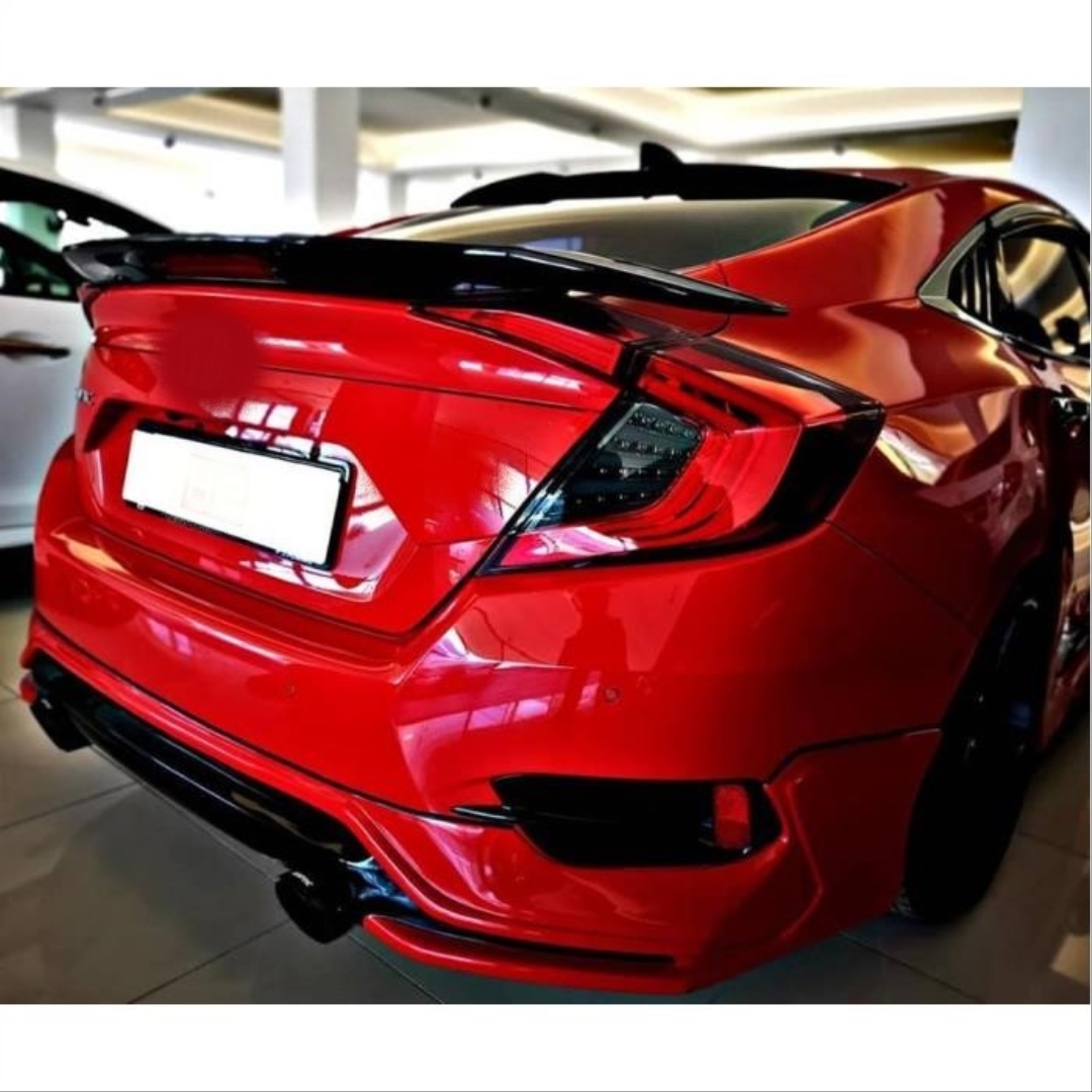 Honda Civic FC5 2016-2020 Uyumlusu Turbo Body Kit Arka Ek 3