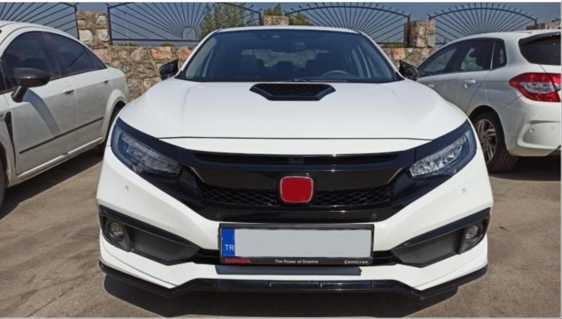 Civic FC5 (2016-2020) için Uyumlu Type R Kaput Venti 2