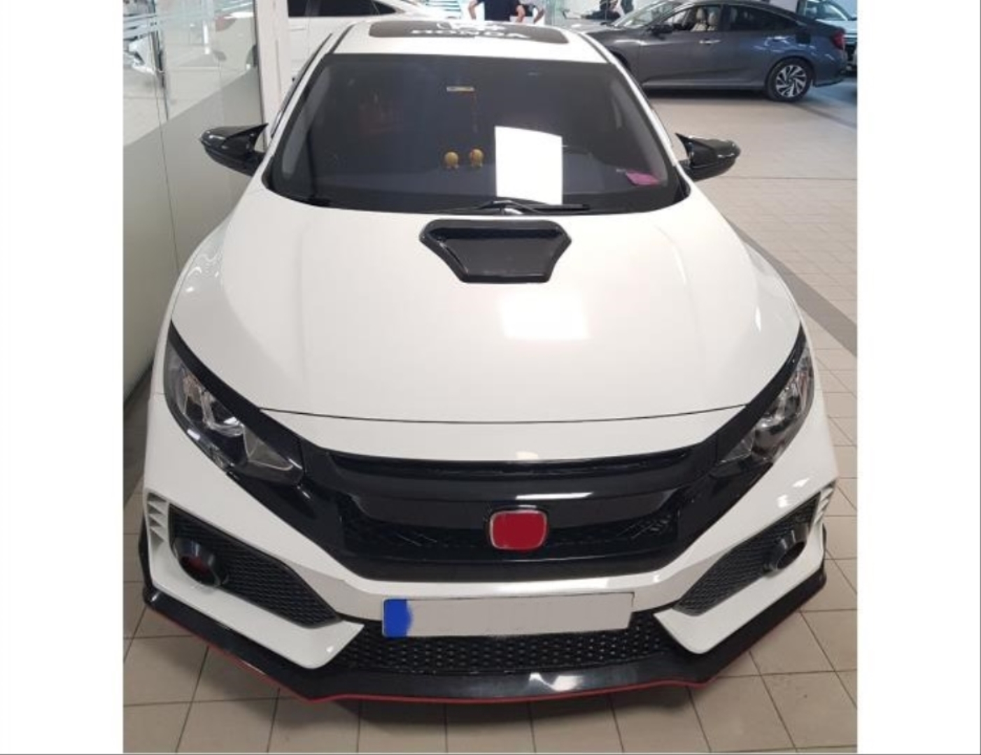 Civic FC5 (2016-2020) için Uyumlu Type R Kaput Venti 3