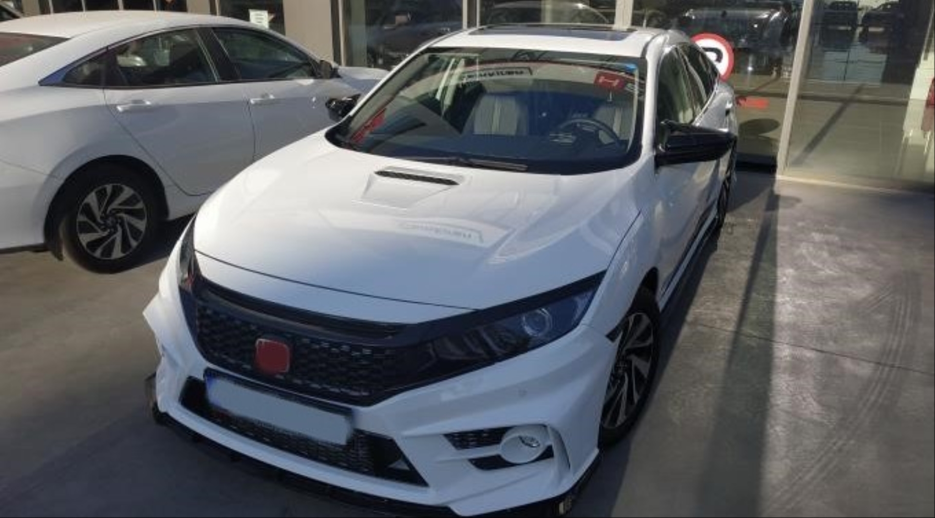 Honda Civic FC5 (2016-2020) için Uyumlu Type-R Kaput 4