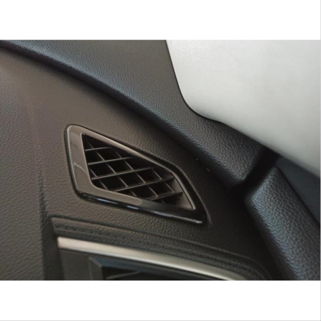 Civic FC5 2016-2020 İçin Uyumlu Üst Hava Menfez Kaplama 2 Parça Piano Black 2