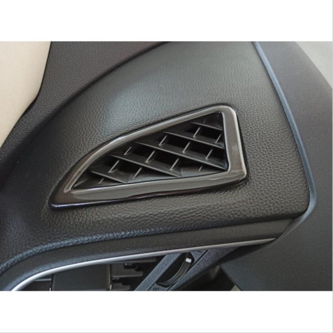 Civic FC5 2016-2020 İçin Uyumlu Üst Hava Menfez Kaplama 2 Parça Piano Black 3