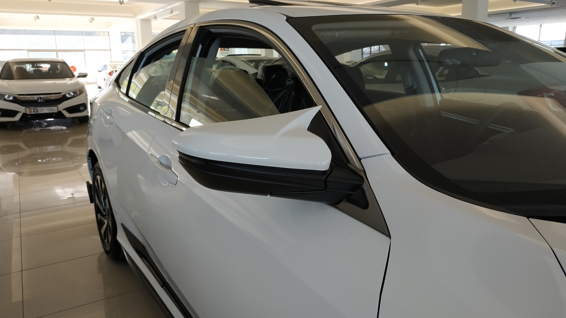 Honda Civic FC5 2016-2020 Uyumlu Yarasa Ayna Kapağı 5