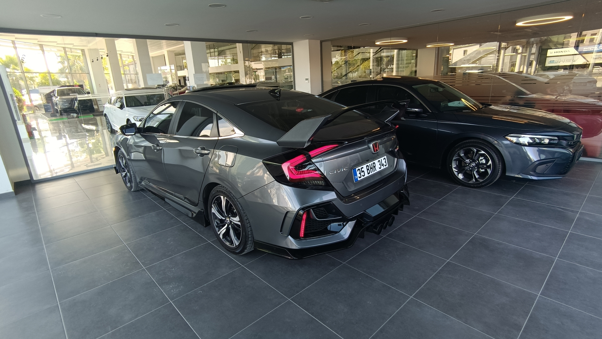 Civic FC5 2016-2021 için Makyajlı Type-R Görünüm Body Kit - Panjur Dahil (Ledsiz-Dodik Hariç) 3