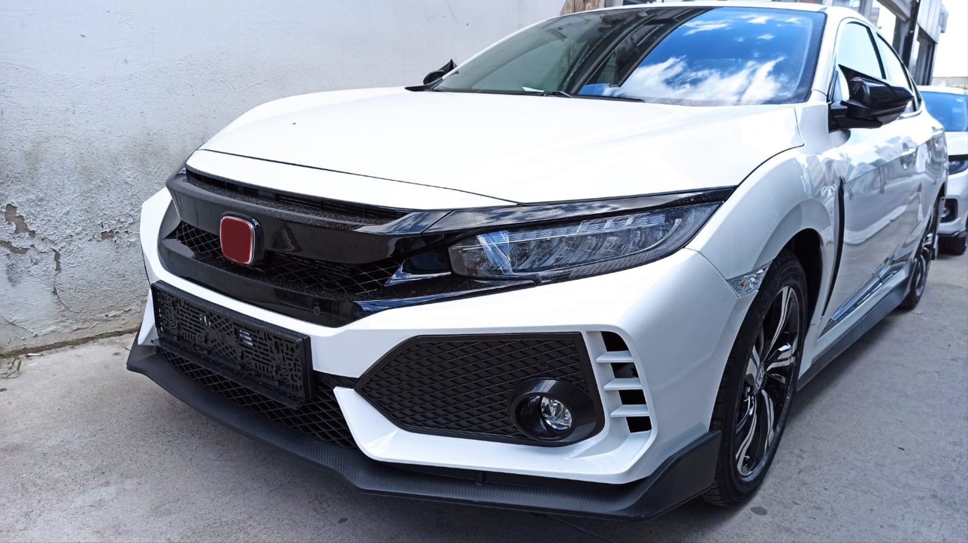Honda Civic FC5 2016-2021 İçin Makyajlı Type-R Ön Tampon (Panjur Hariç) 3