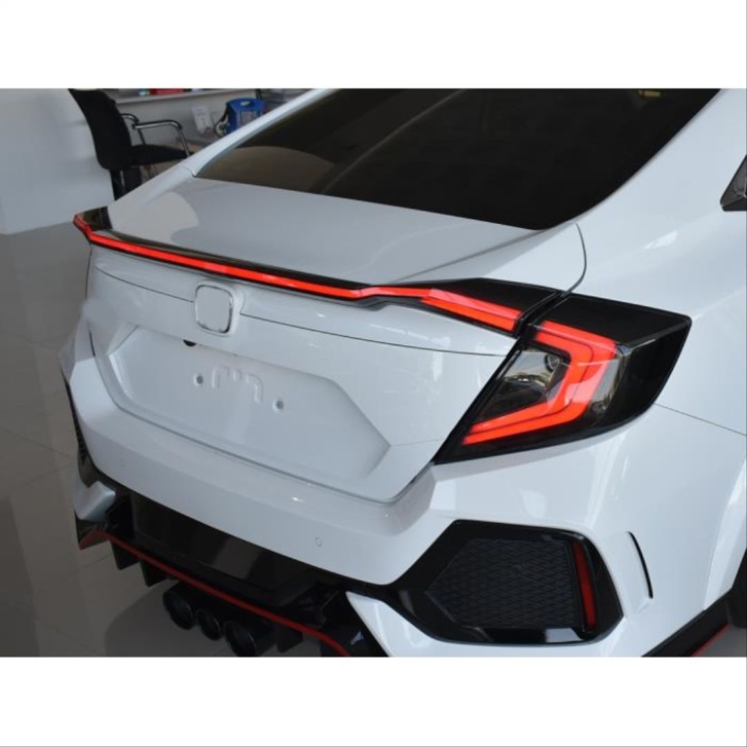 Honda Civic FC5 (2016-2021) Uyumlu Hareketli Sinyalli LED Stop ve Spoiler Takımı - Smoke 2