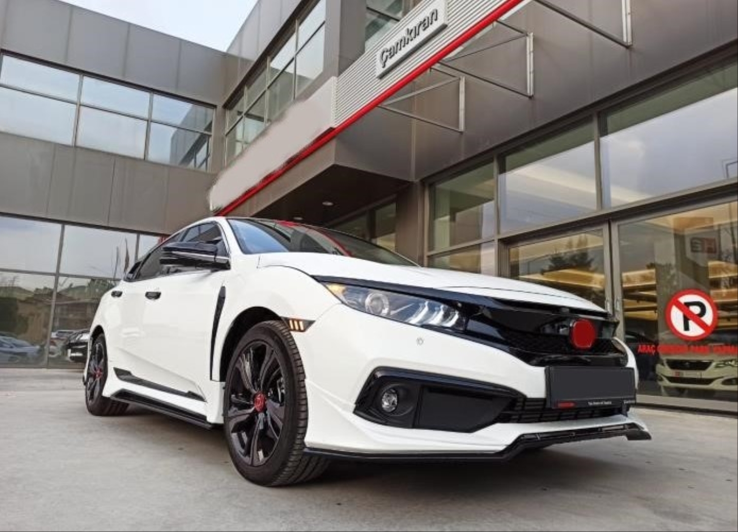 Honda Civic FC5 2019+ Makyajlı Kasa Ön Tampon Mugen Ön Ek 3