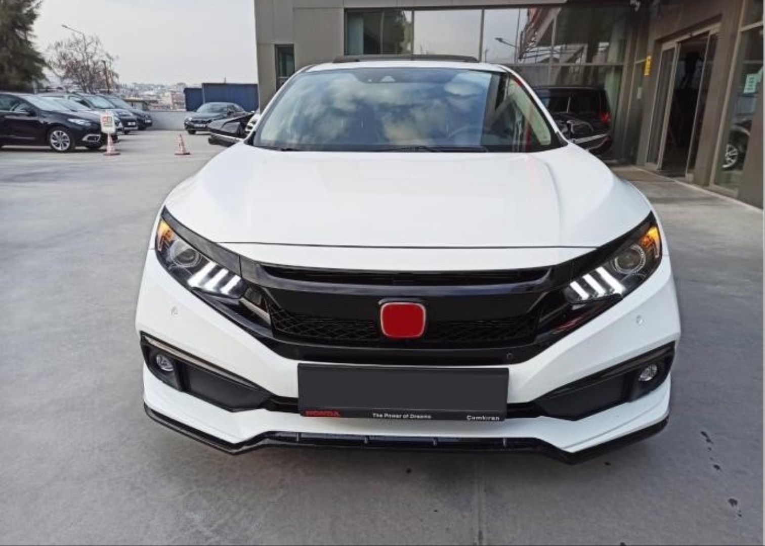 Honda Civic FC5 2019+ Makyajlı Kasa Ön Tampon Mugen Ön Ek 4
