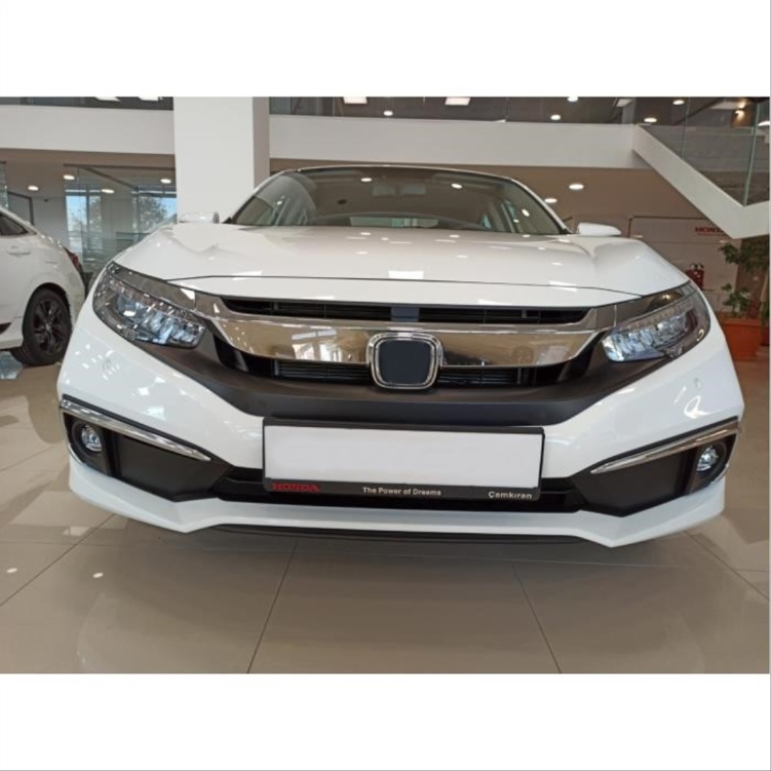 Honda Civic FC5 2019-2021 Ön Sis Kası Kaplaması Nikelaj (Makyajlı Kasa) 2