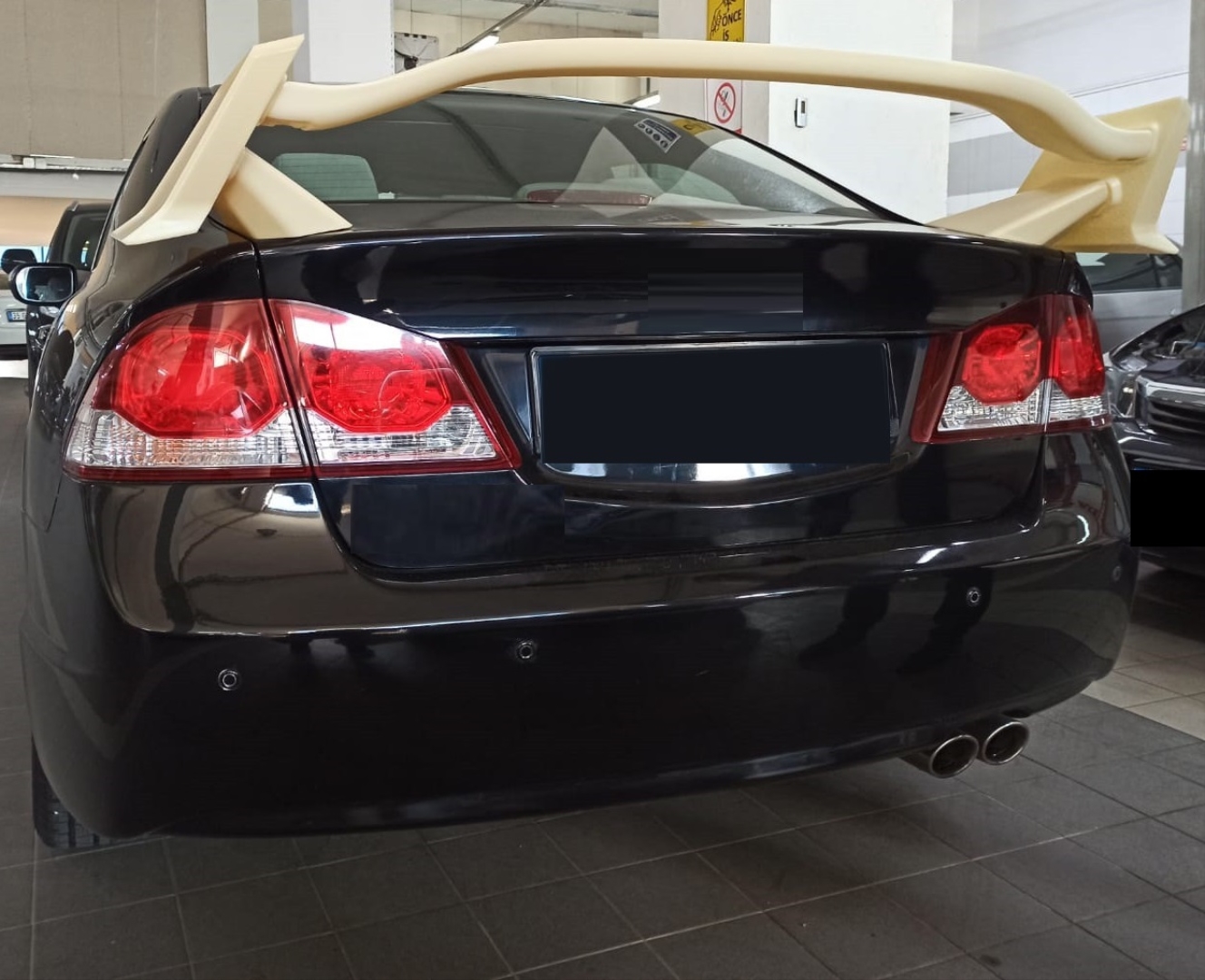 Civic FD6 2006-2012 Uyumlu Type-R Spoiler (Boyasız) 5