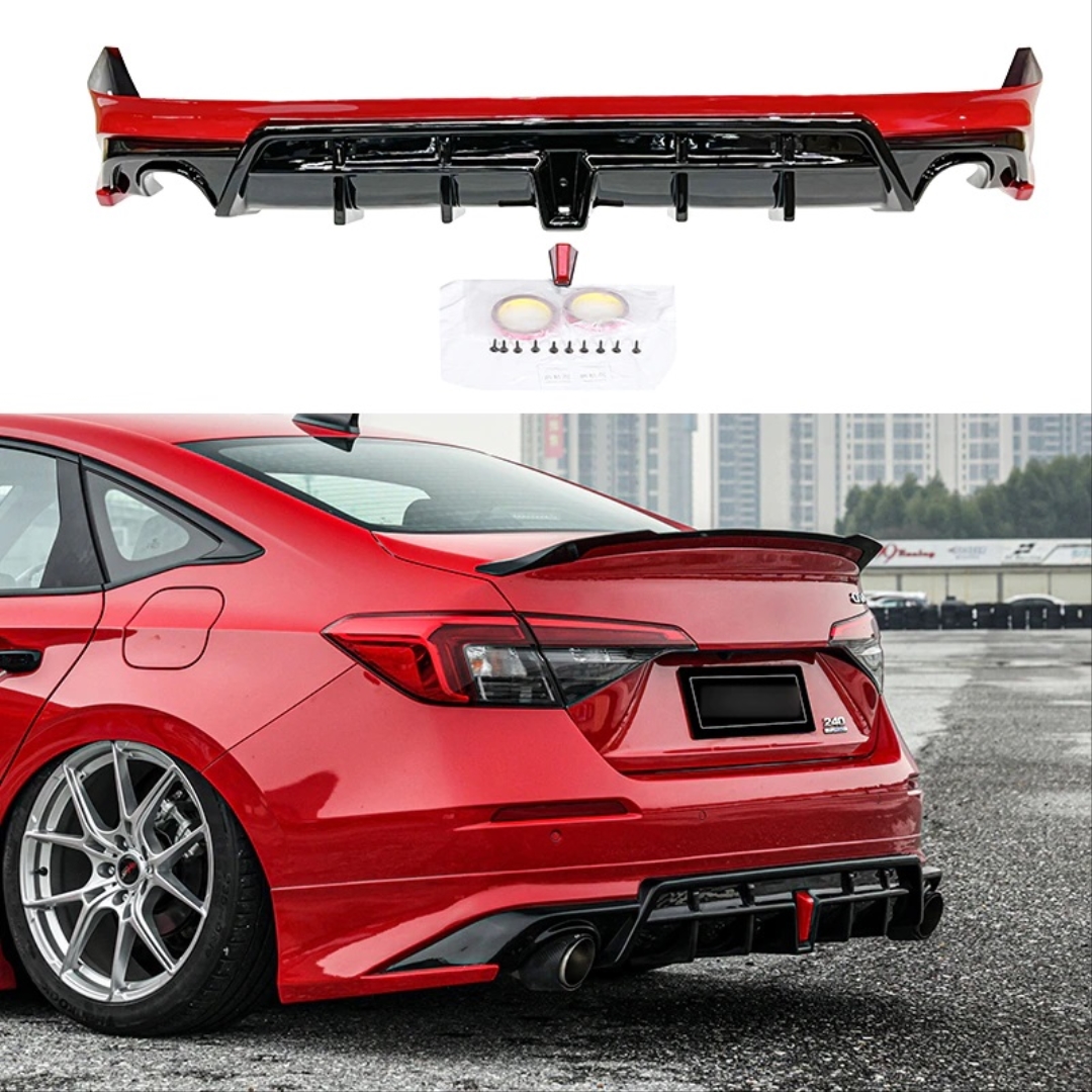 Civic FE1 2021+ İçin Uyumlu Body Kit (Egzoz Dahil) 4