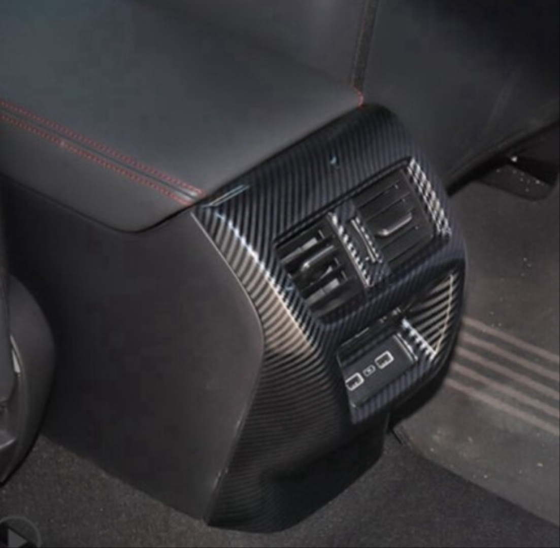 Honda Civic FE1 2022 için Uyumlu Arka Klima Panel Kaplama - Karbon 5