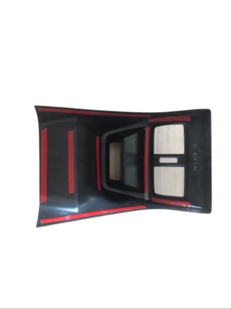 Honda Civic FE1 2022 İçin Uyumlu Arka Klima Panel Kaplama - Piano Black 2