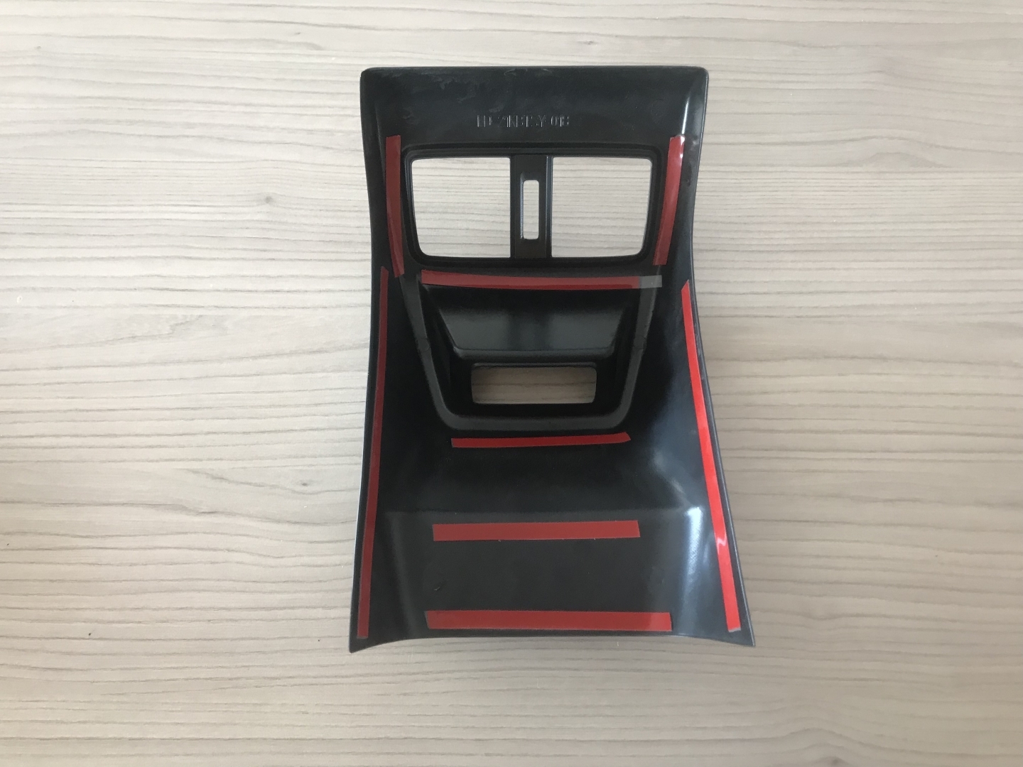 Honda Civic FE1 2022 İçin Uyumlu Arka Klima Panel Kaplama - Piano Black 5